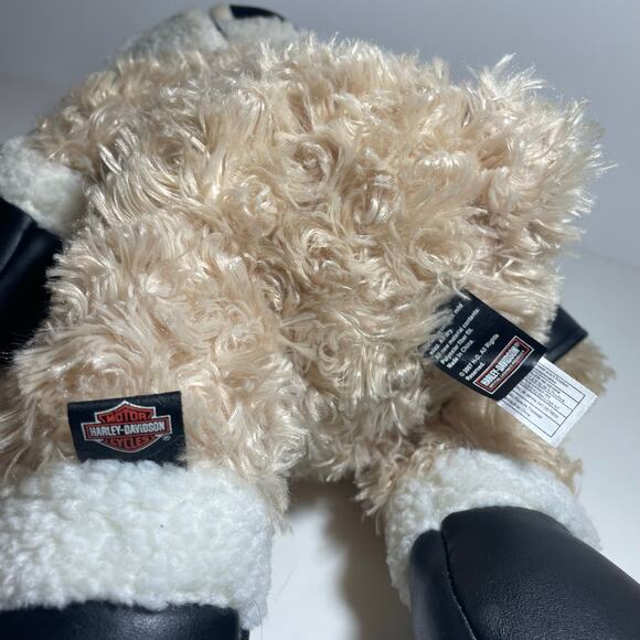 NWT Harley Davidson Biker Club Holiday Rider Teddy Bear Stuffed Animal Plush - Picture 6 of 8